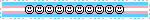 trans flag with smiley faces