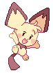 pixel art of pichu