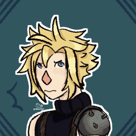 birthday gift for a friend. cloud strife from final fantasy 11