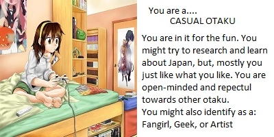 otaku personality quiz results