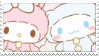 my melody and cinnamonroll